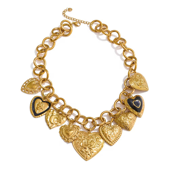 Heart Charms Necklace