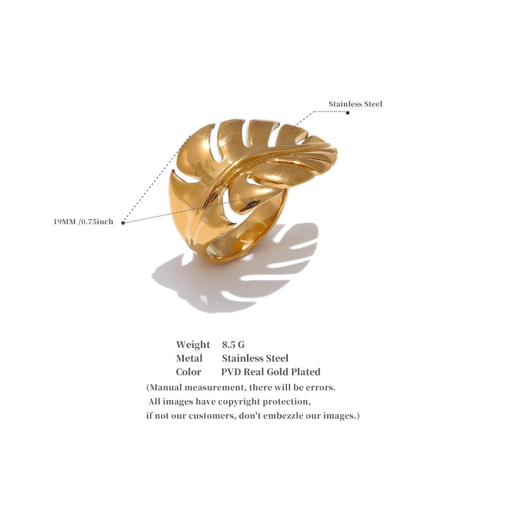 Gold Leaf Ring