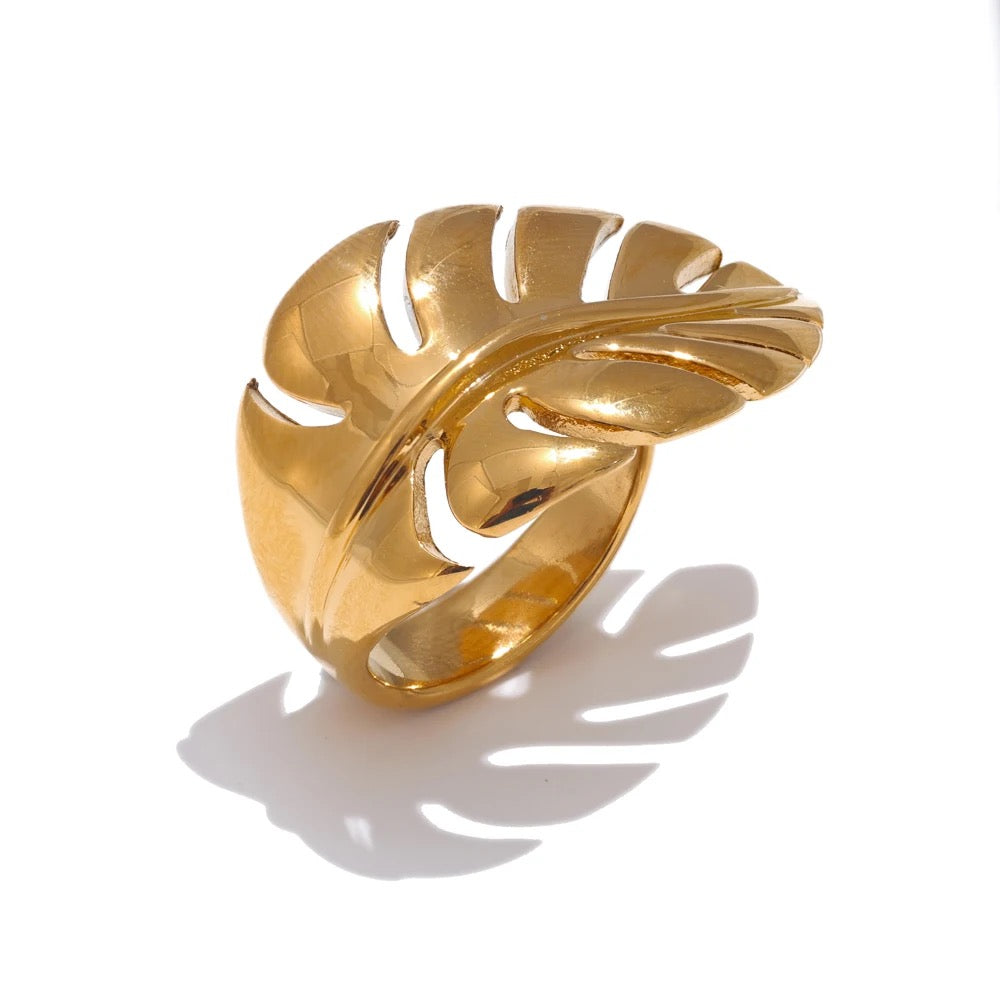 Gold Leaf Ring