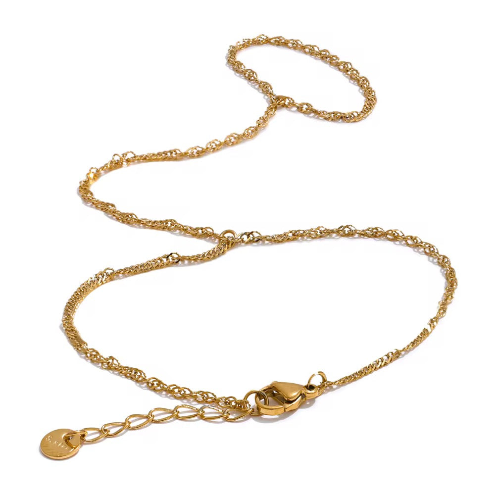 Plain Finger Chain Bracelet