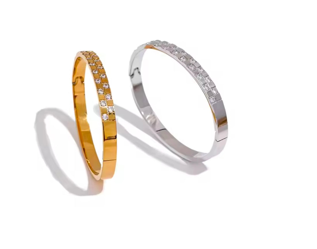 Pave Zirconia Bangle