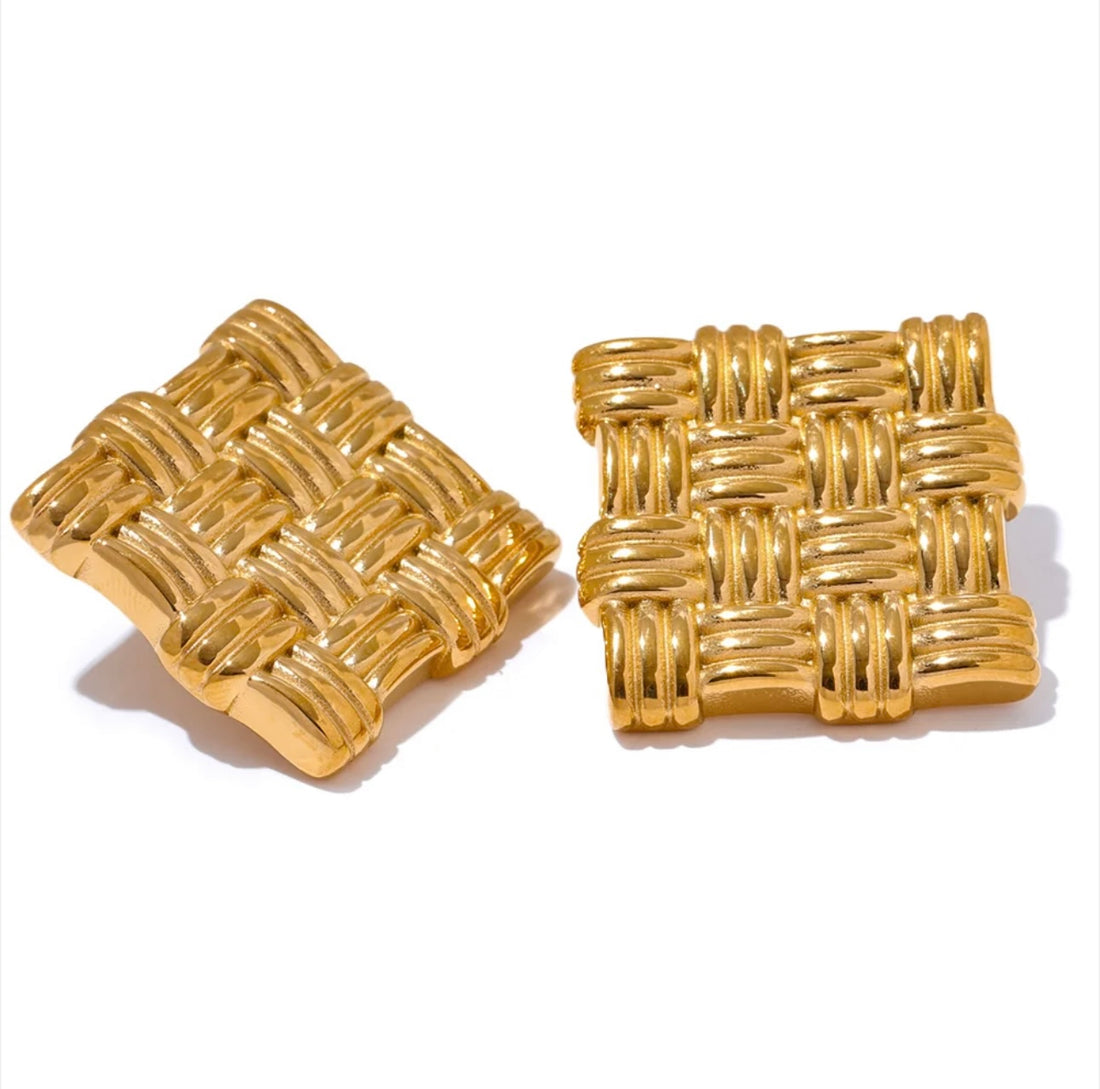 Square Box Studs