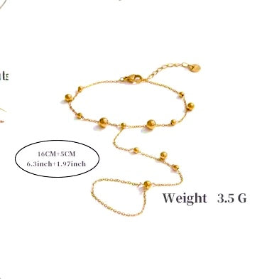 Ball Finger Ring Bracelet