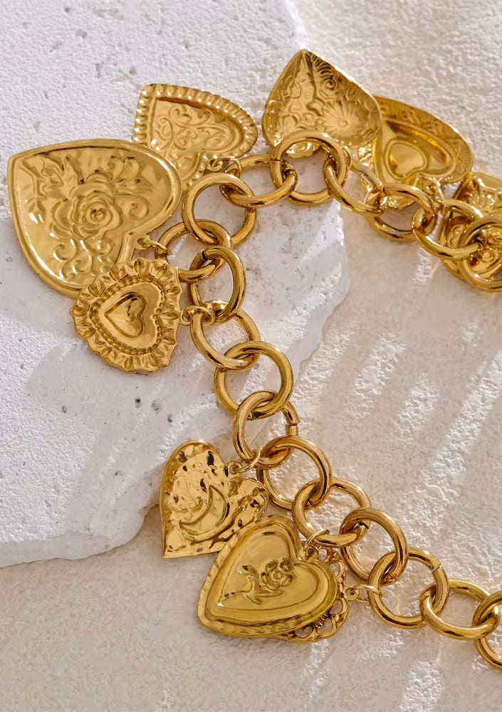 Heart Charms Necklace