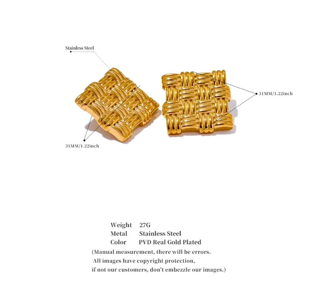 Square Box Studs