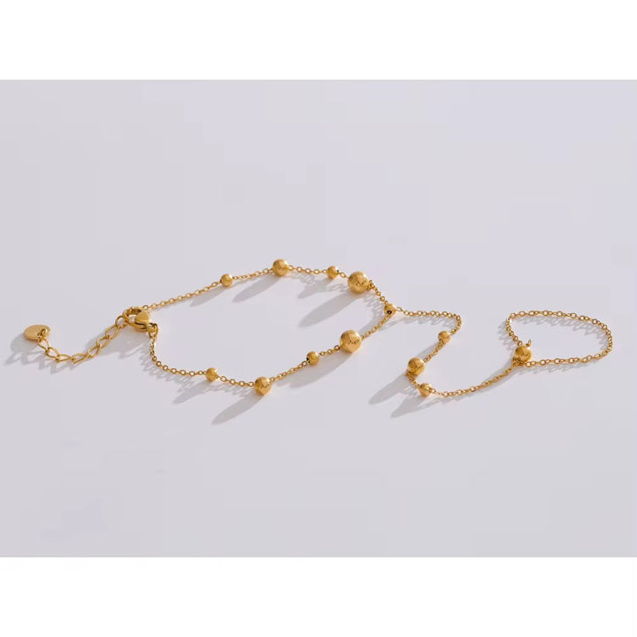 Ball Finger Ring Bracelet