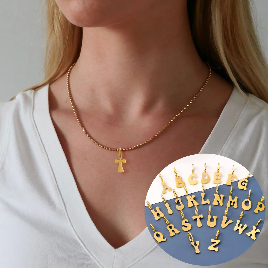 Letters charms