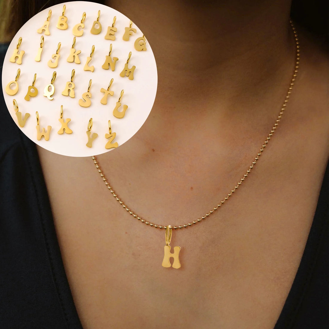 Letters charms