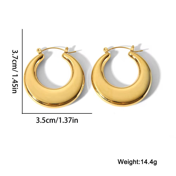 Large Crescent Hoops