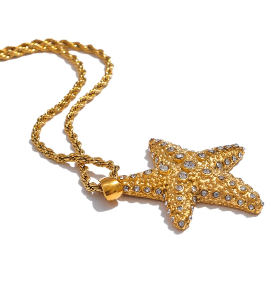 Zircon Starfish Charm