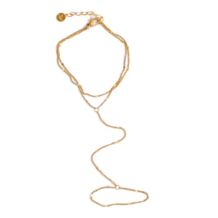 Double Chain Finger Bracelet