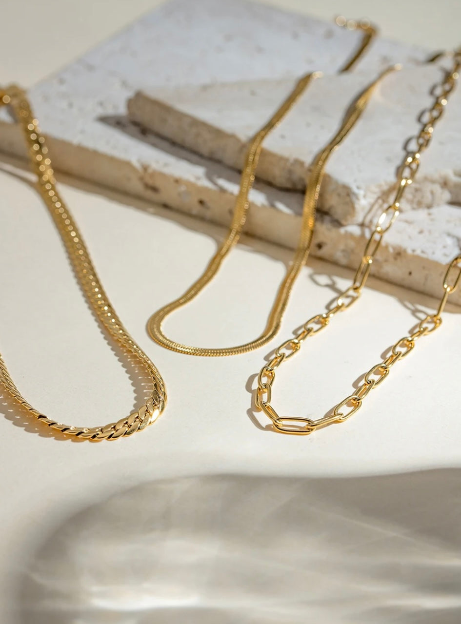 Paper Clip Chain Necklace