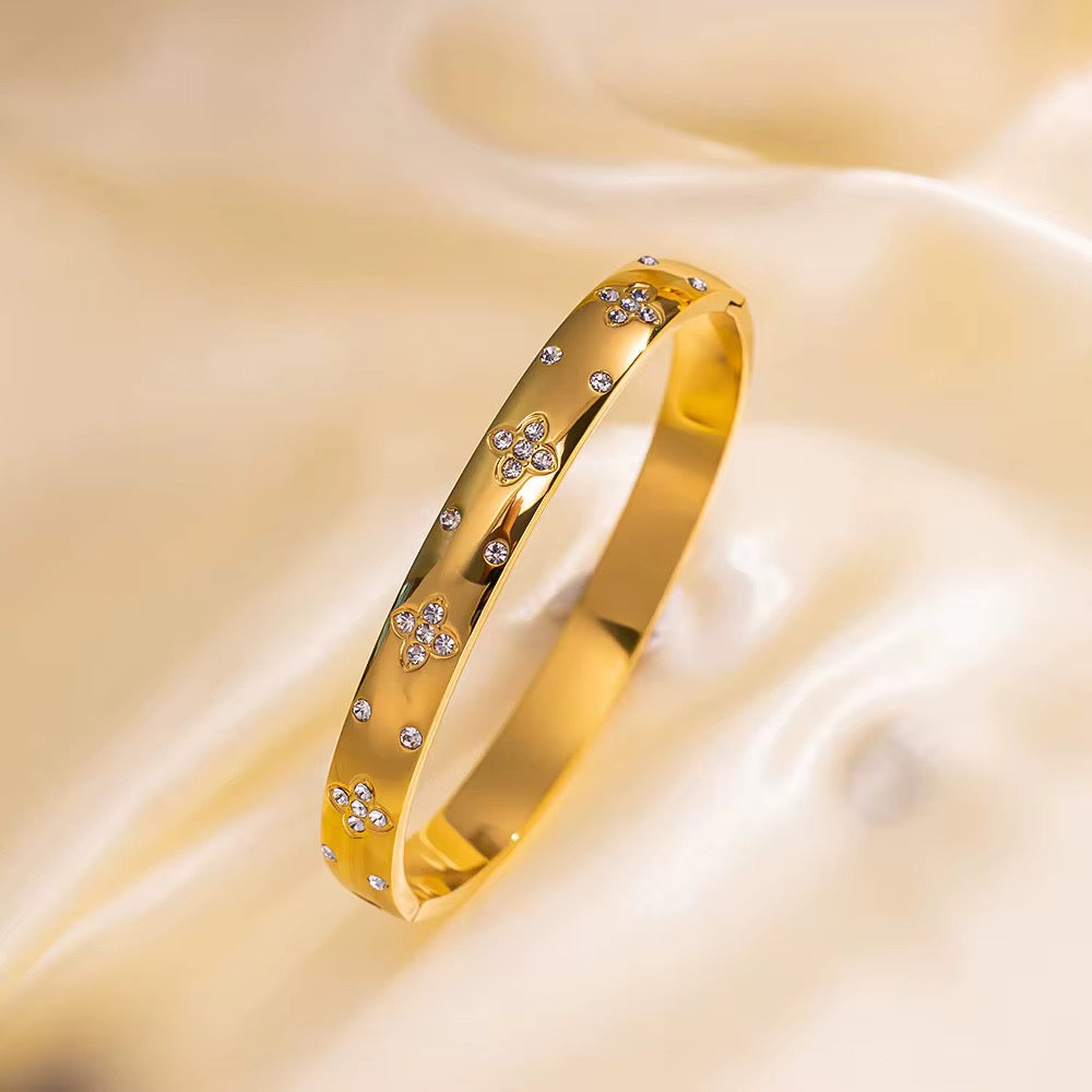 Golden lily Bangle