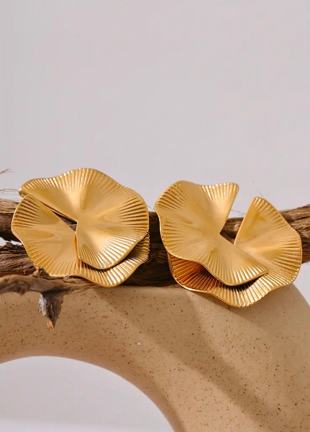 Statement Flower Studs