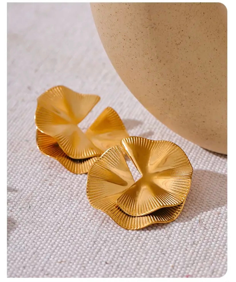 Statement Flower Studs