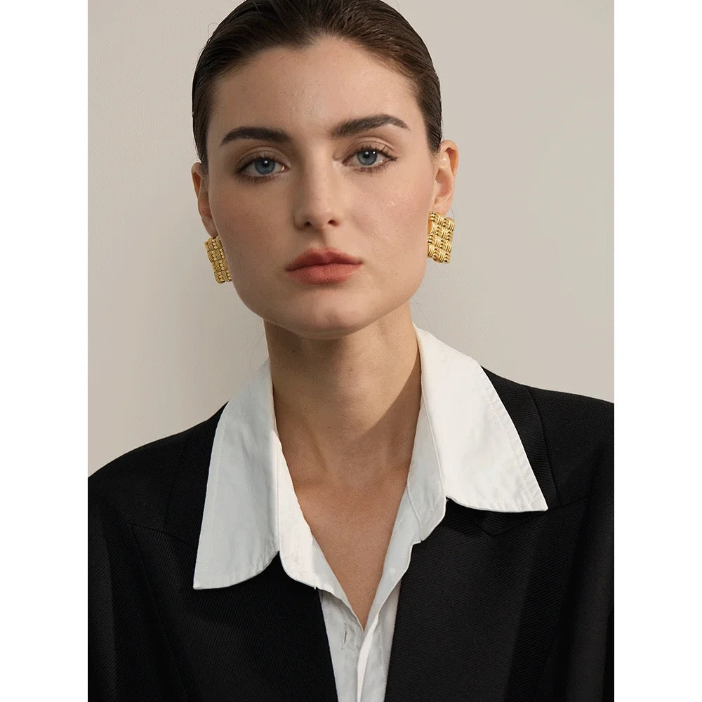 Square Box Studs