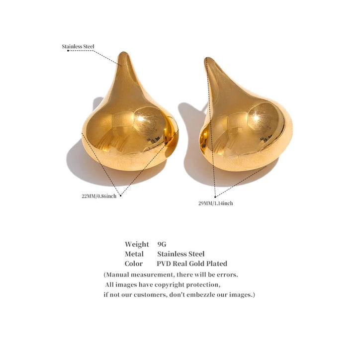 Water Drop Studs