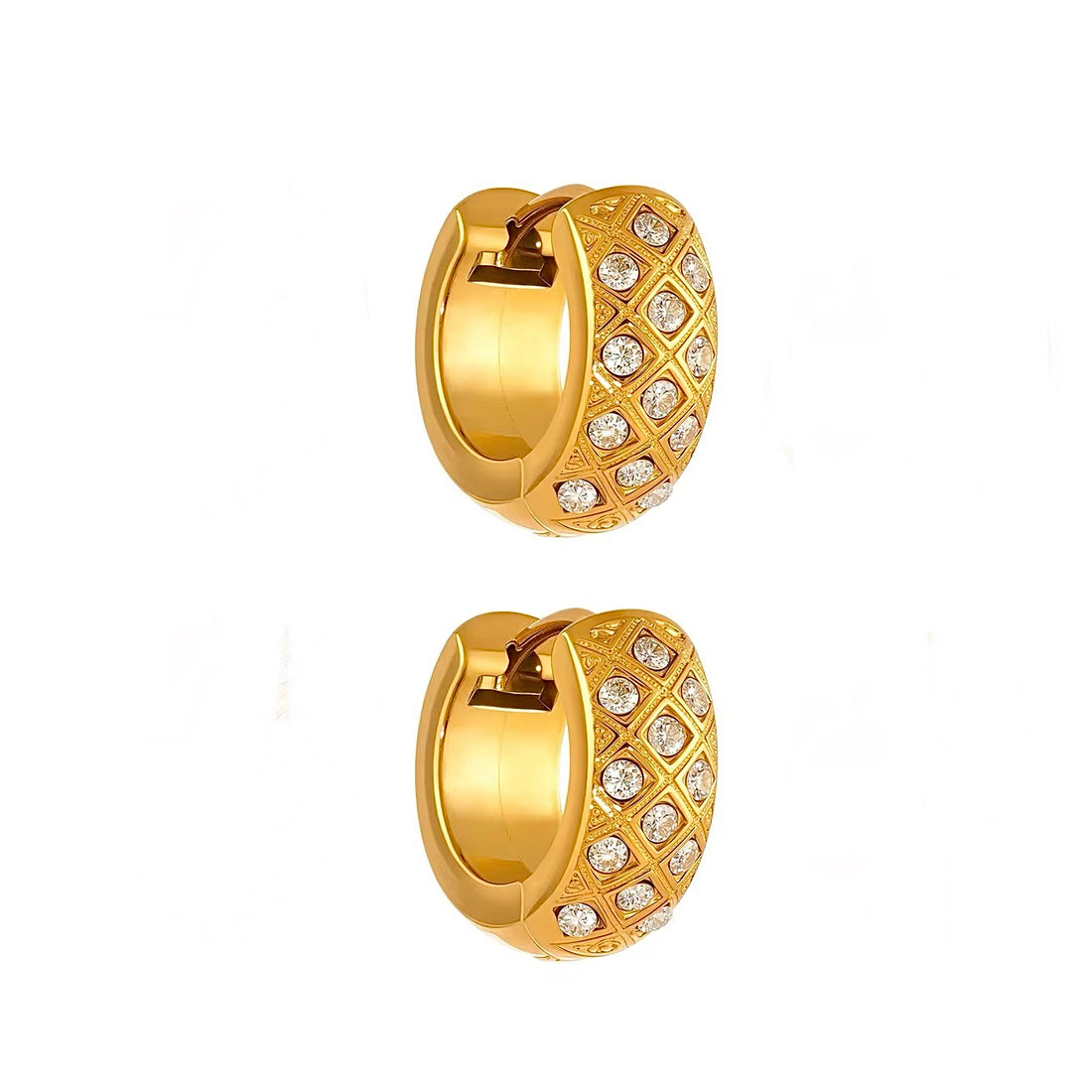 Celeste Zircon Hoops