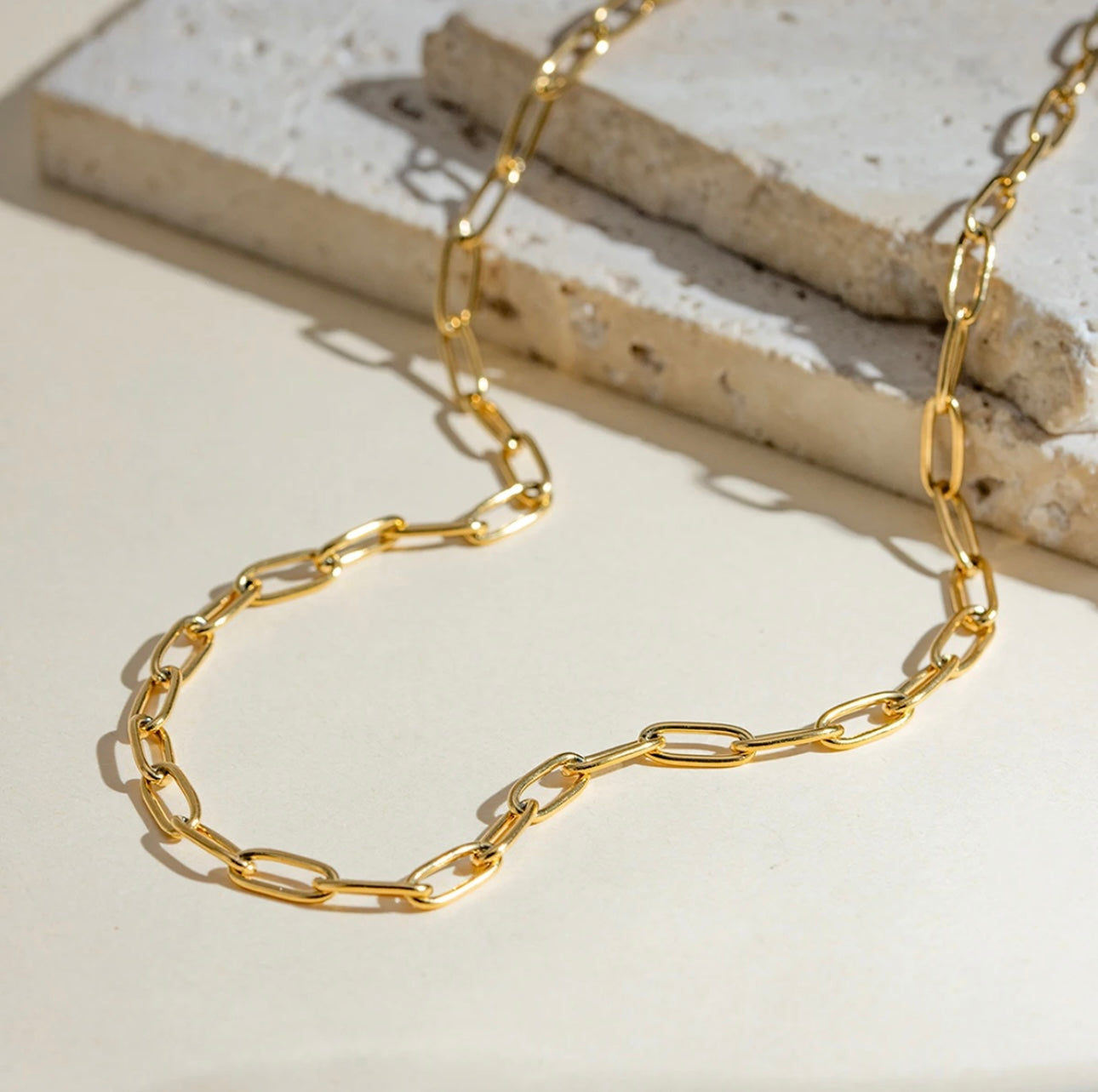 Paper Clip Chain Necklace