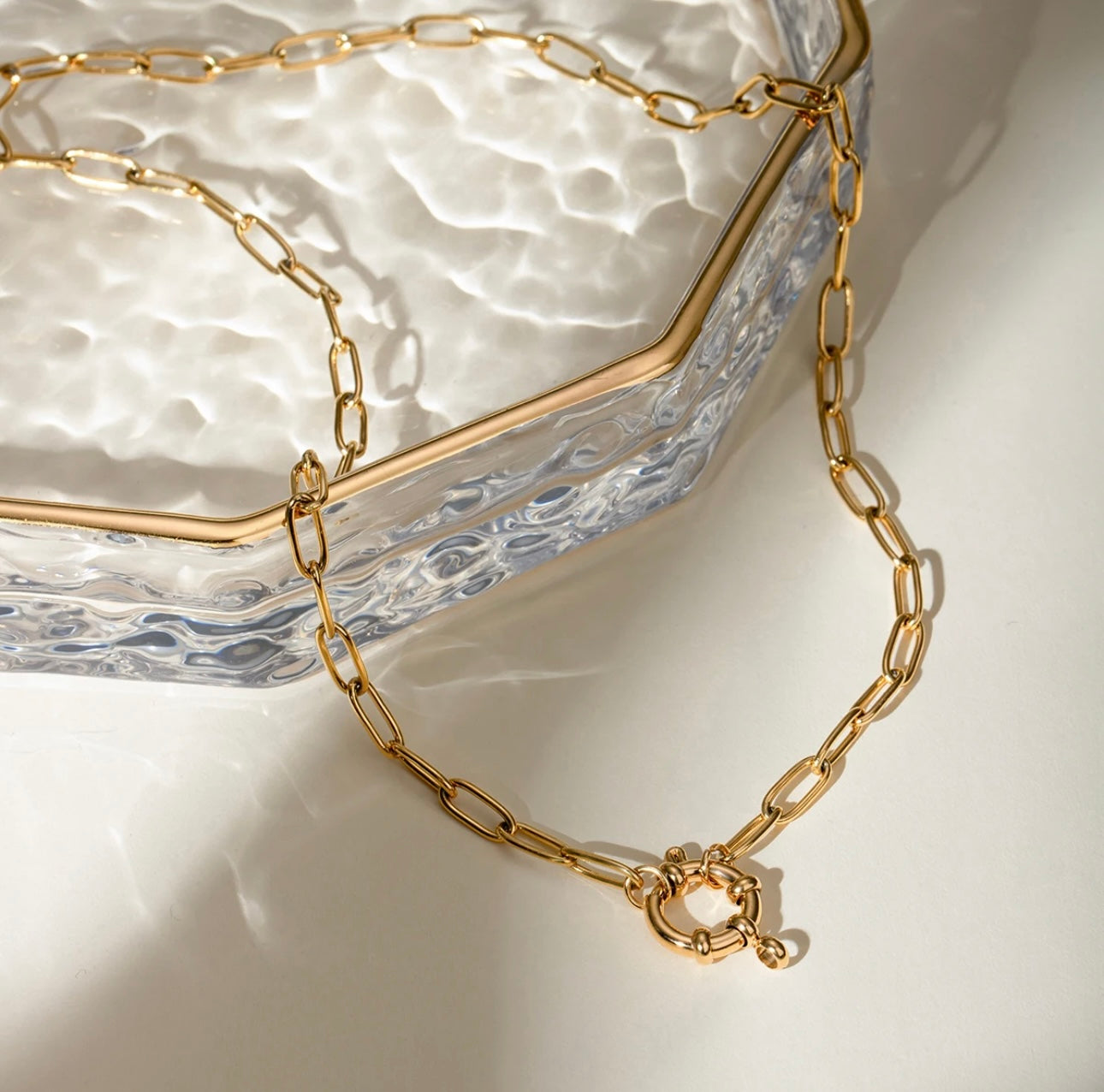 Paper Clip Chain Necklace