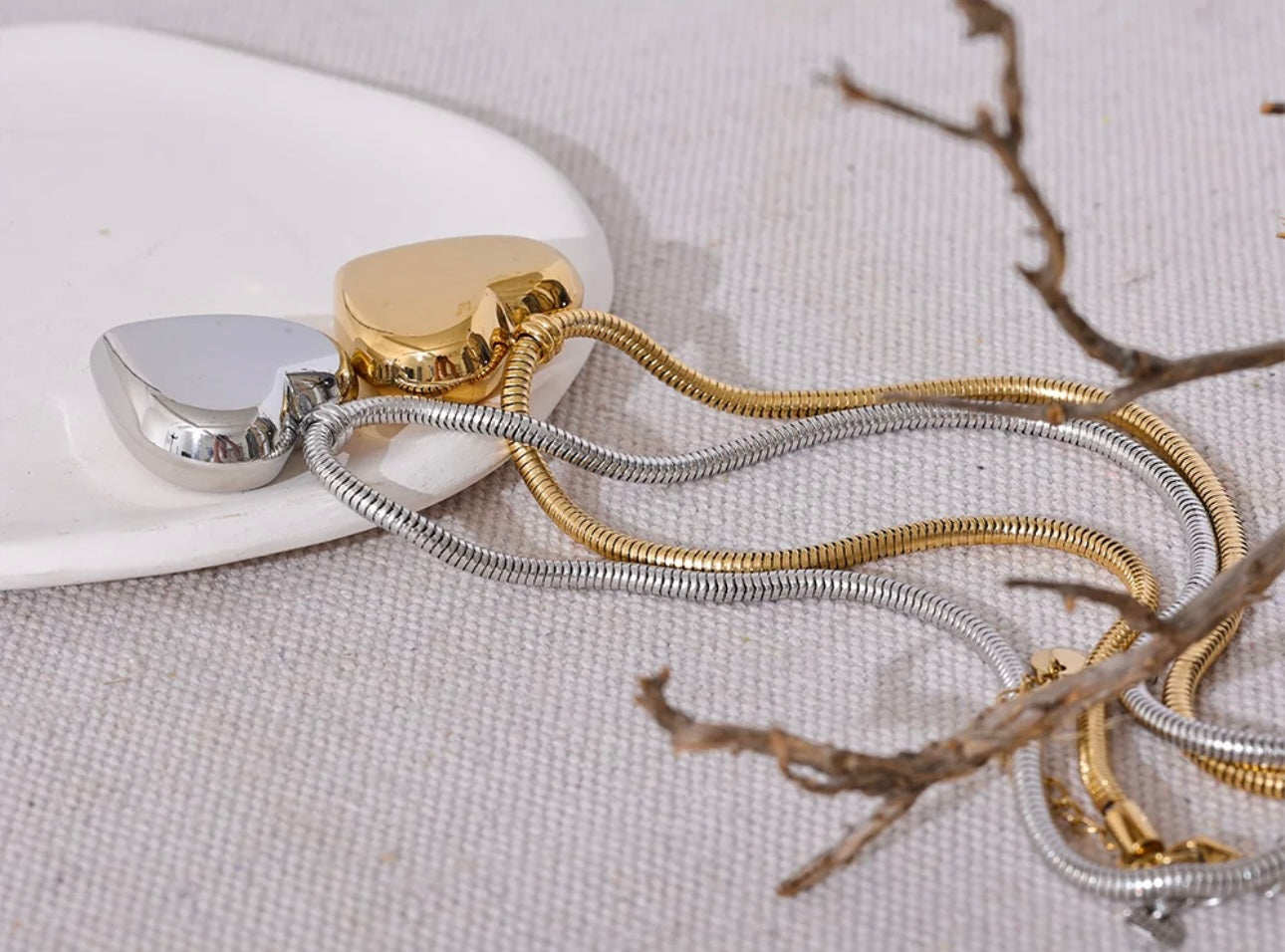 Chunky Heart Necklace