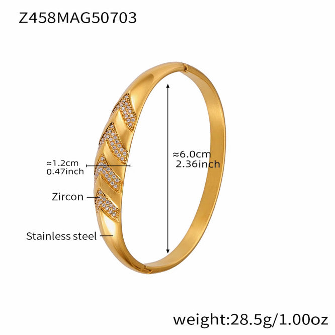 Vera Zircon Bangle