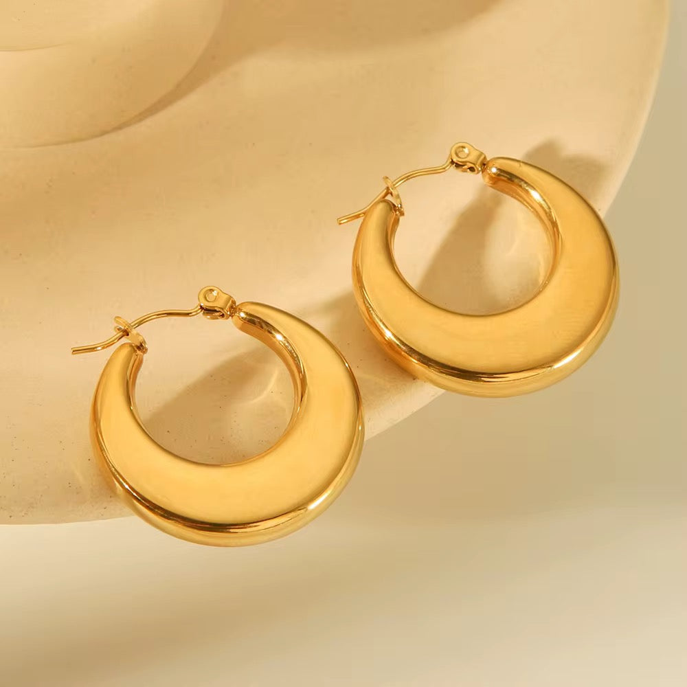 Large Crescent Hoops