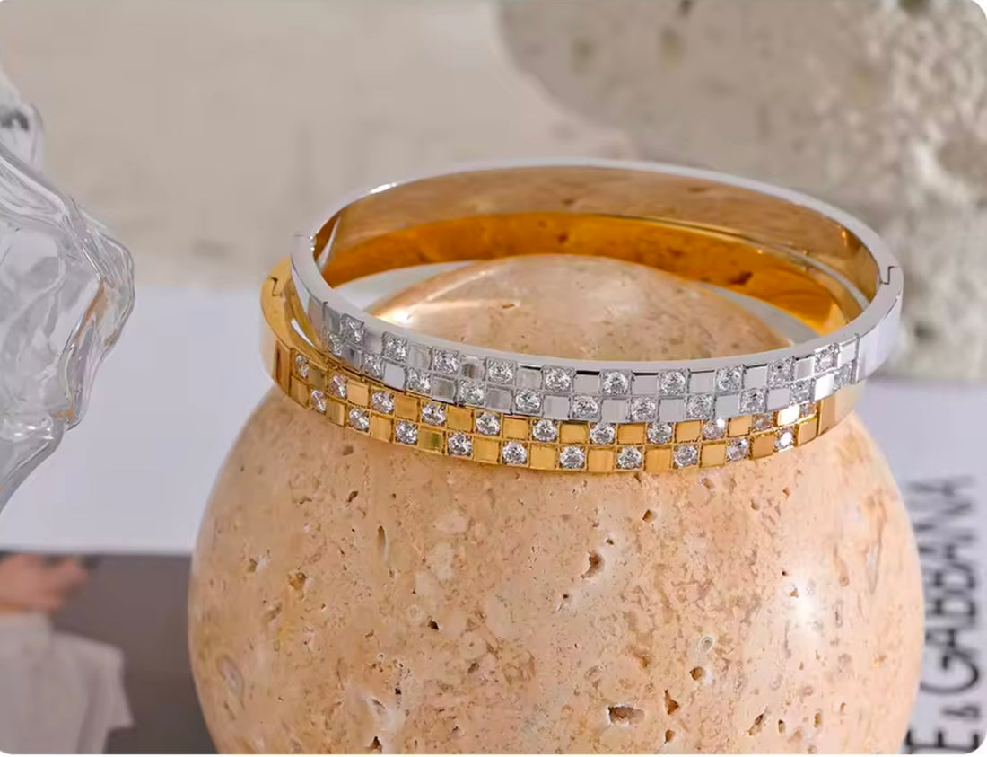 Pave Zirconia Bangle
