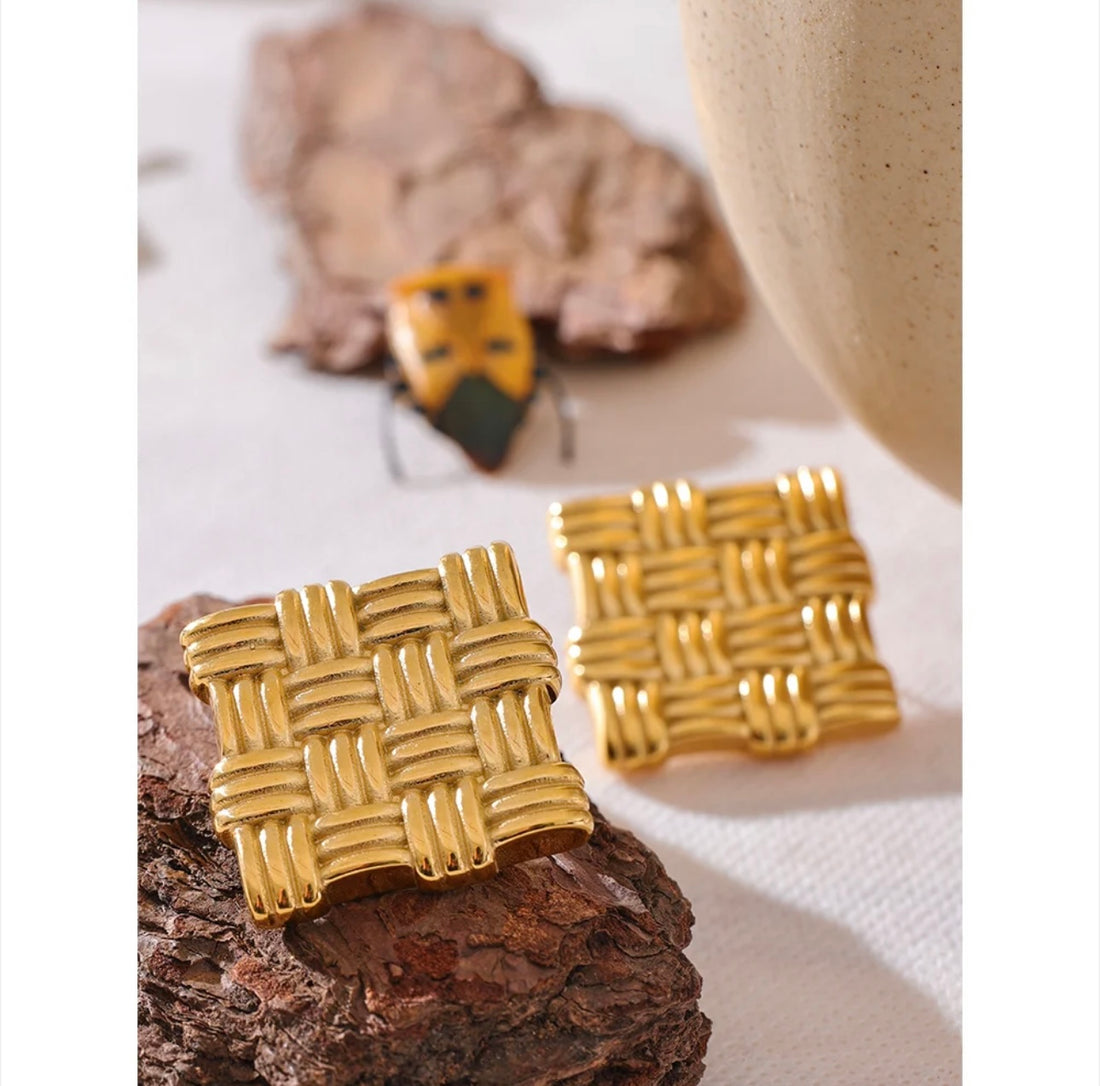 Square Box Studs