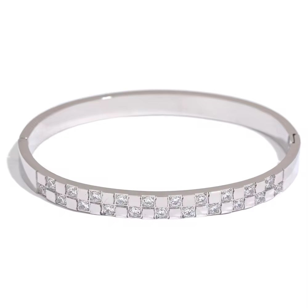 Pave Zirconia Bangle