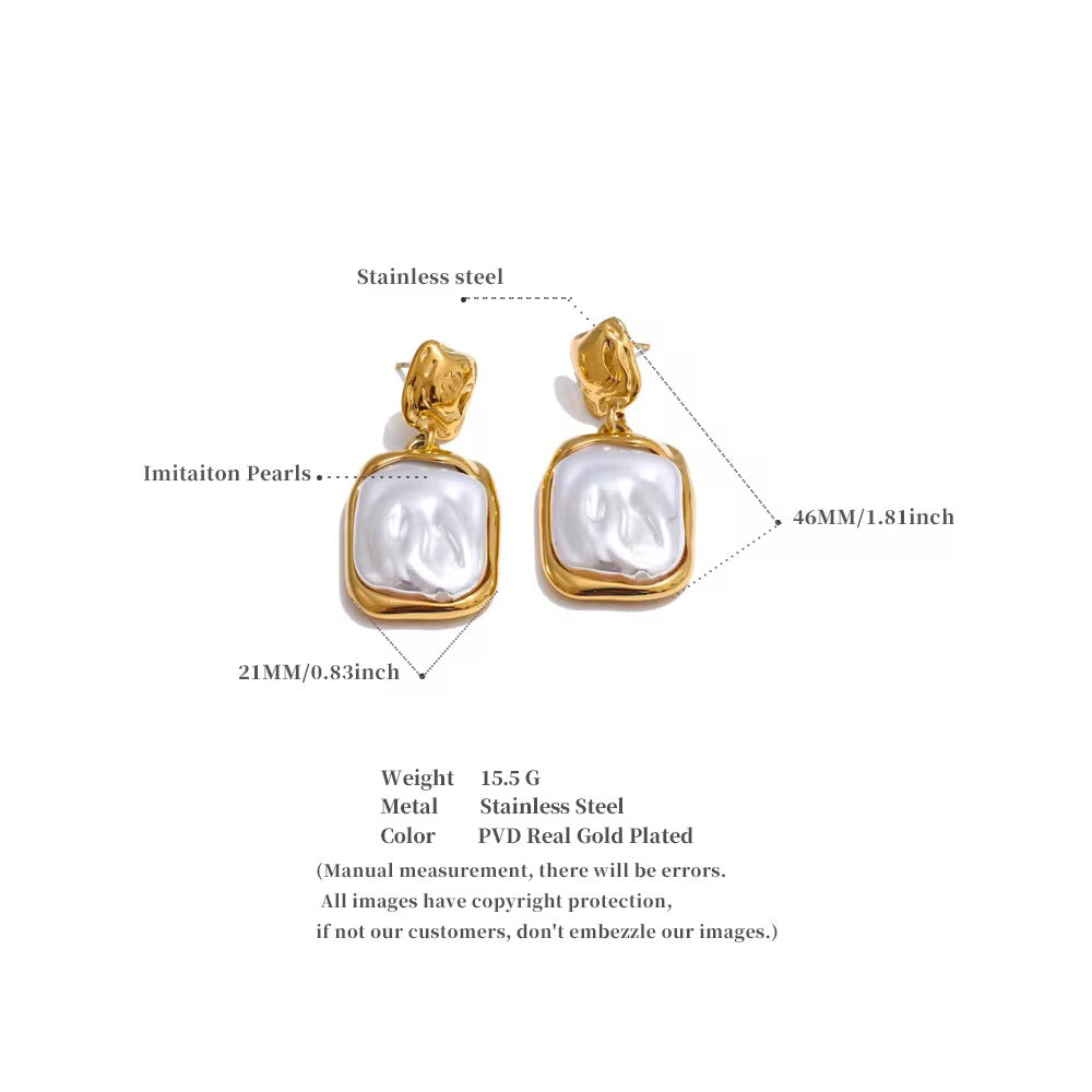 Baroque Pearl Earrings