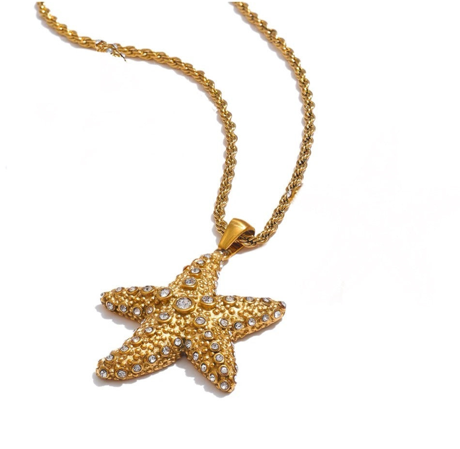 Zircon Starfish Charm