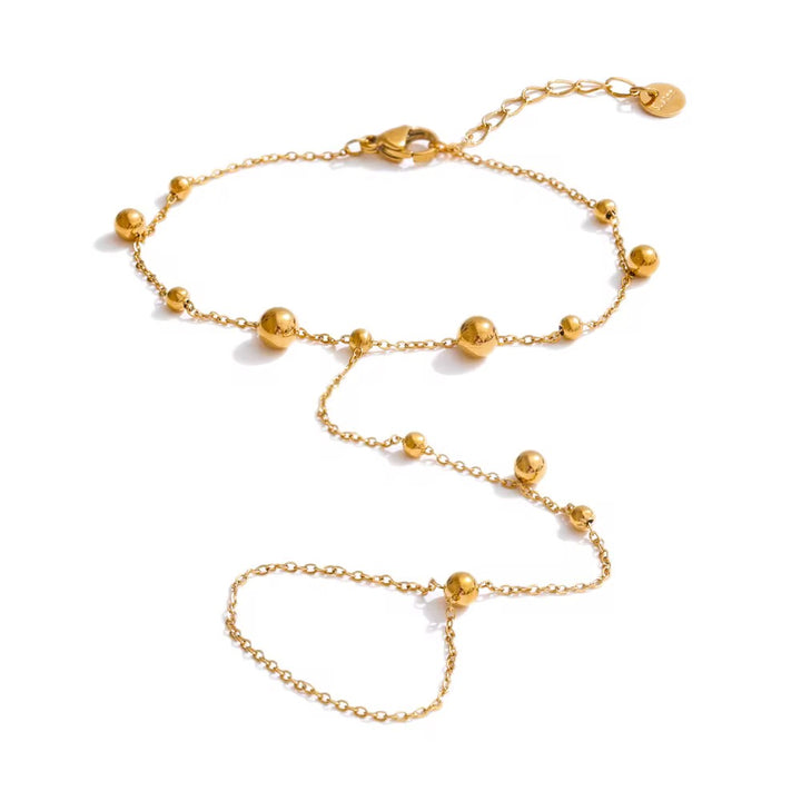 Ball Finger Ring Bracelet