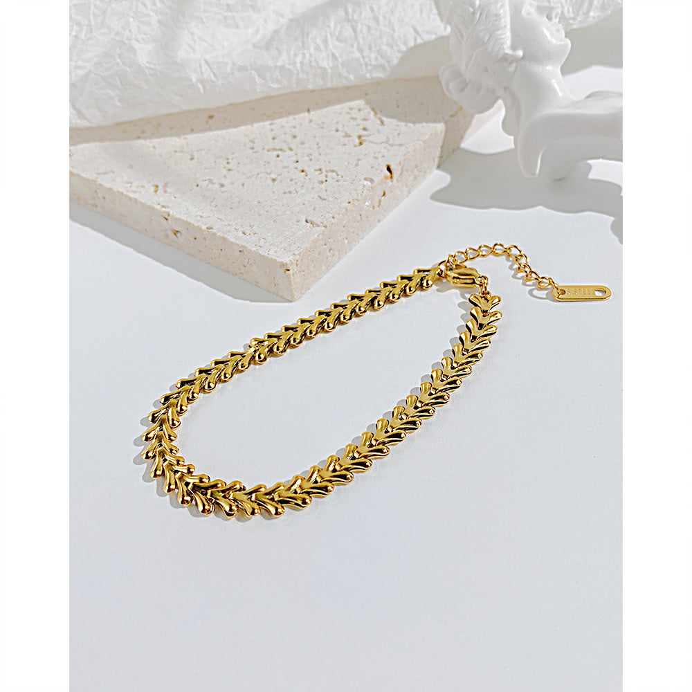 Golden Heart Bracelet