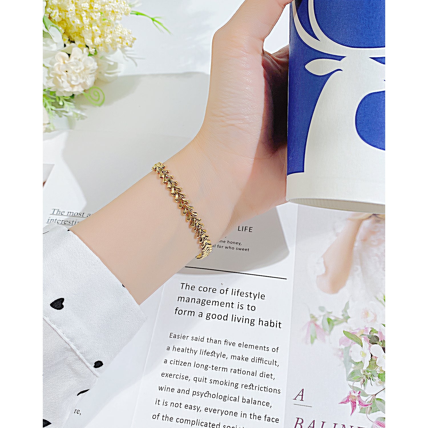 Golden Heart Bracelet