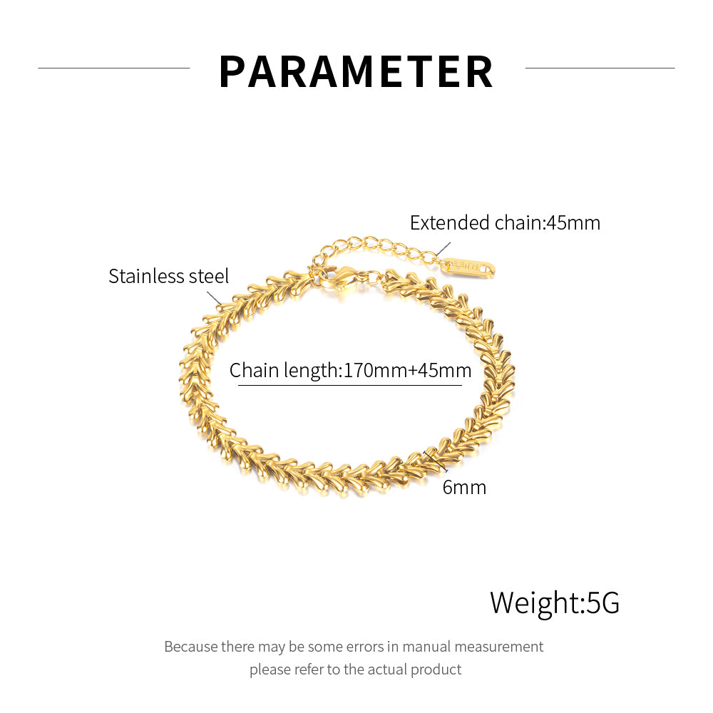 Golden Heart Bracelet